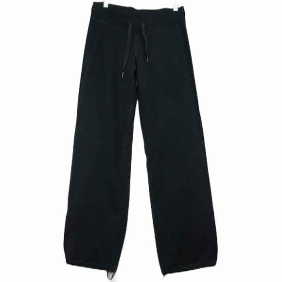 Lululemon black sweat pants joggers